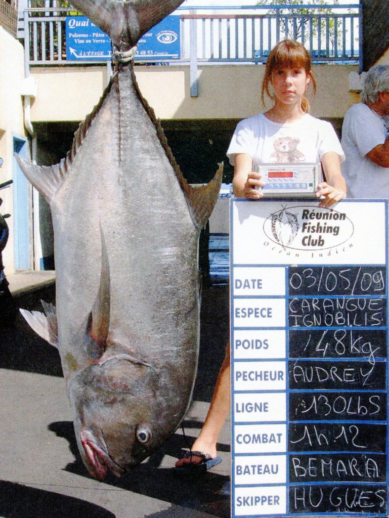 105-POUND, 13-OUNCE GIANT TREVALLY