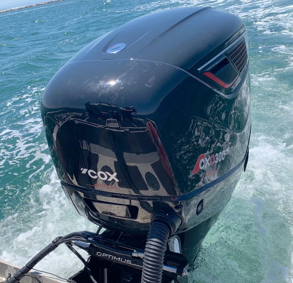 Cox CXO300 running in the river