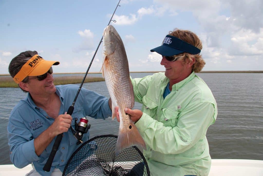 Redfish caught in Mississippi