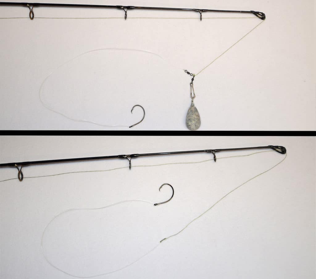 Different rigs for targeting stripers