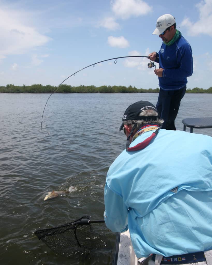 Redfish caught sightfishing