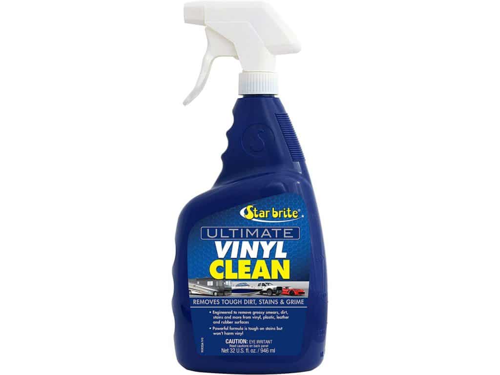 Deep cleaning with vinyl cleaner