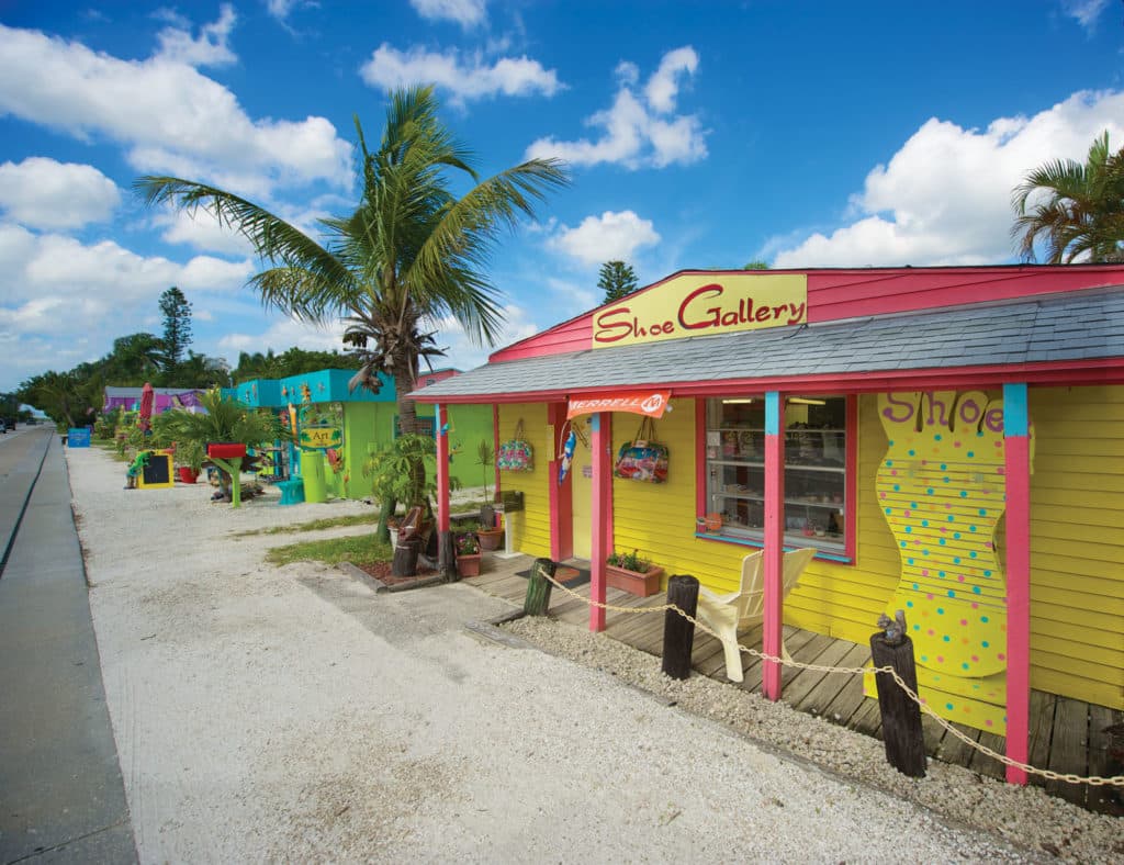 Street scene from Matlacha, Florida