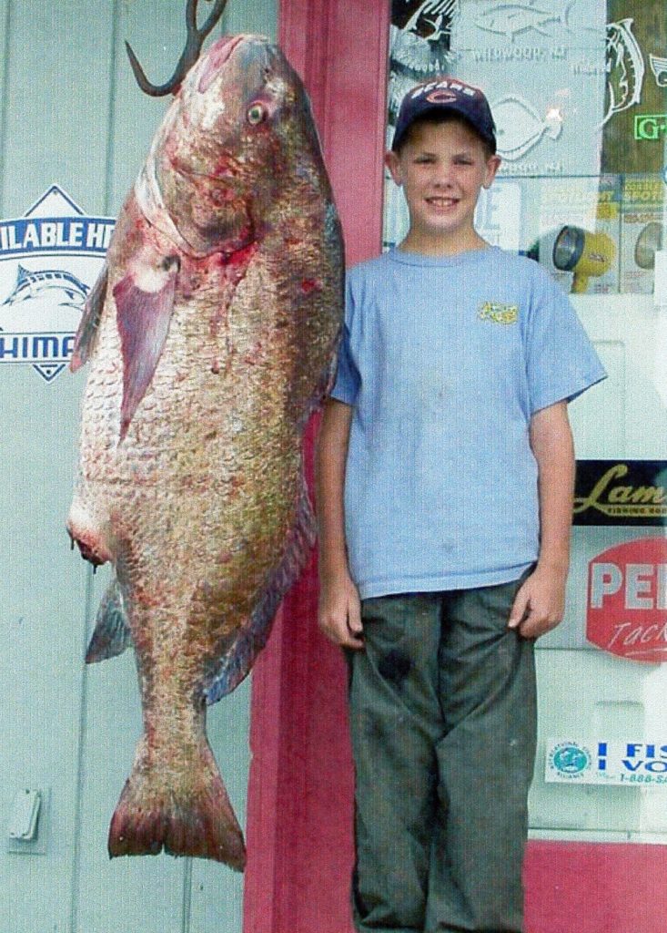 World-record small-fry catch - black drum