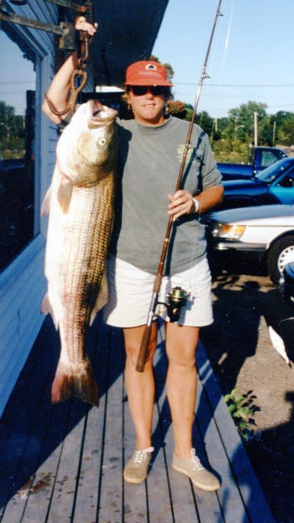 46-POUND, 12-OUNCE STRIPED BASS, 6-POUND LINE CLASS