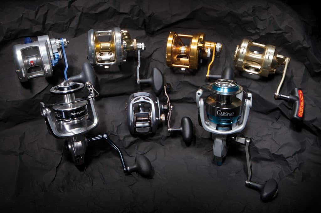 Compact mid-size offshore fishing reels
