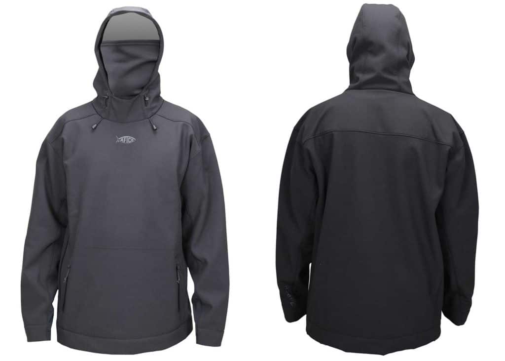 AFTCO Reaper Windproof 3-Layer Softshell Jacket for fishing and boating