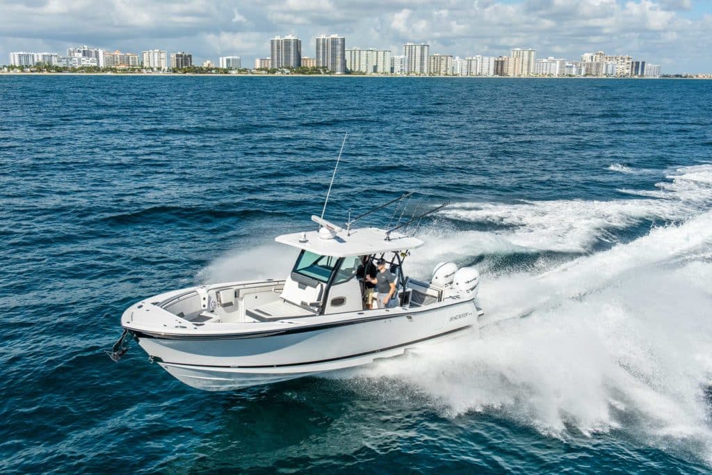 Blackfin 332cc running shot