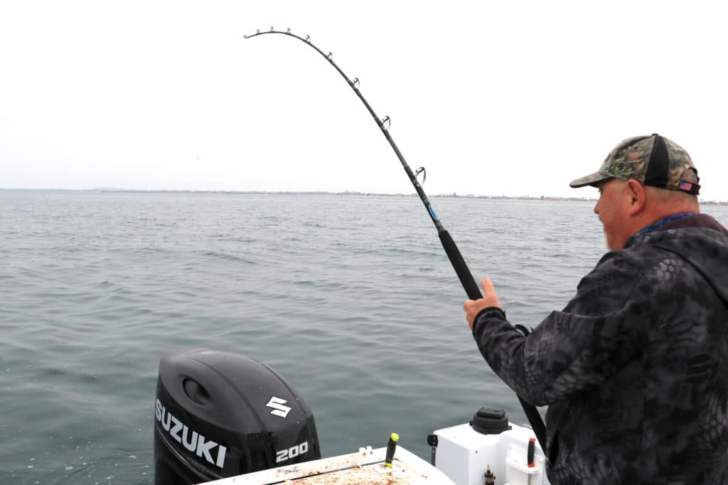 Targeting thresher sharks requires the proper fishing tackle