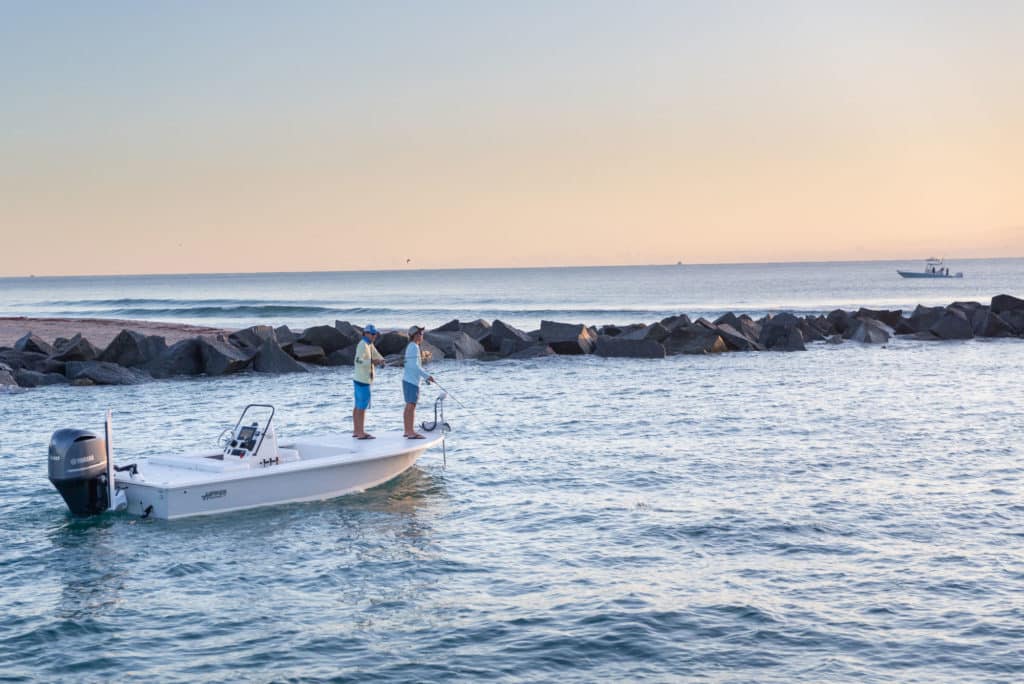 Fishing on the Redfisher 21