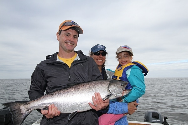 family fishing