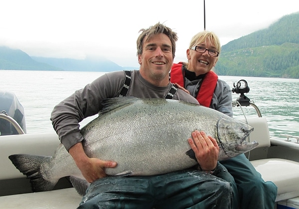 83-pound Chinook salmon