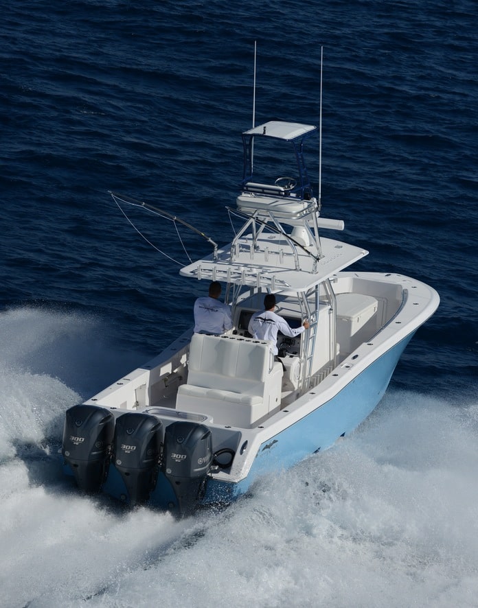 Invincible 36 Open Fisherman sport fishing boat