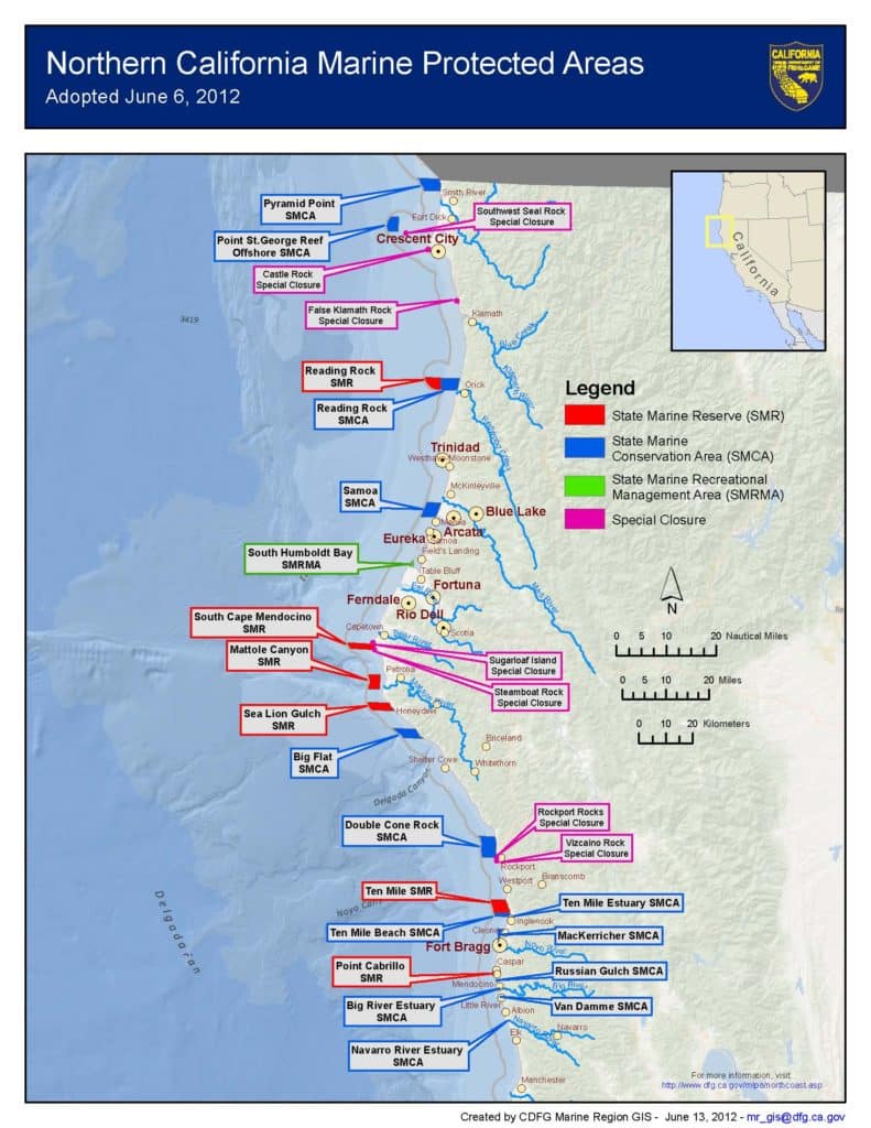 California's North Coast Fishing Closures Take Effect December 19, 2012