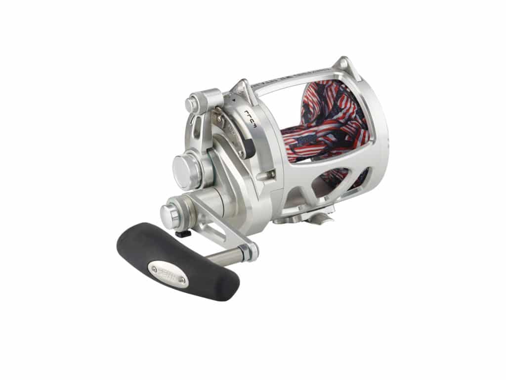 Penn International Limited Edition Liberty Reel with American flag