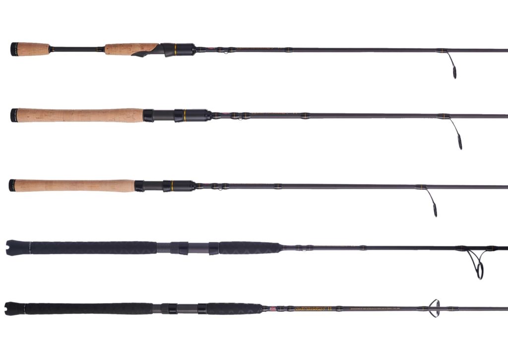 Penn Battalion II Inshore fishing rod collection