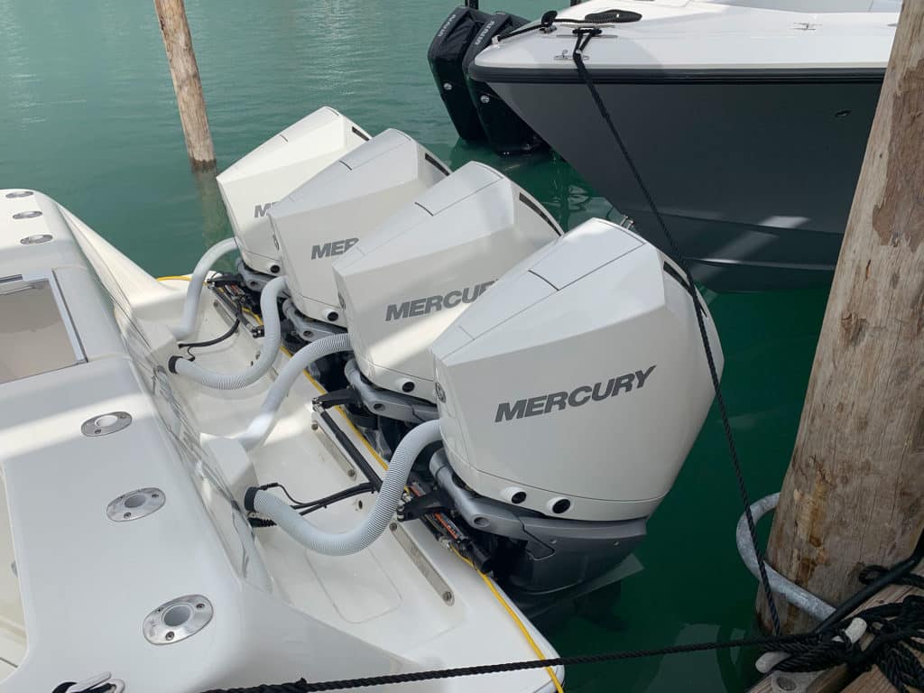 SeaVee 390Z outboards