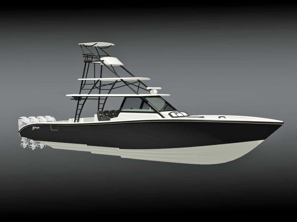 Yellowfin 54 rendering