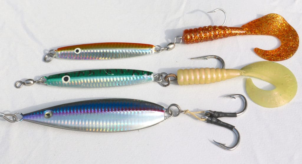 An assortment of jigs used to catch rockfish