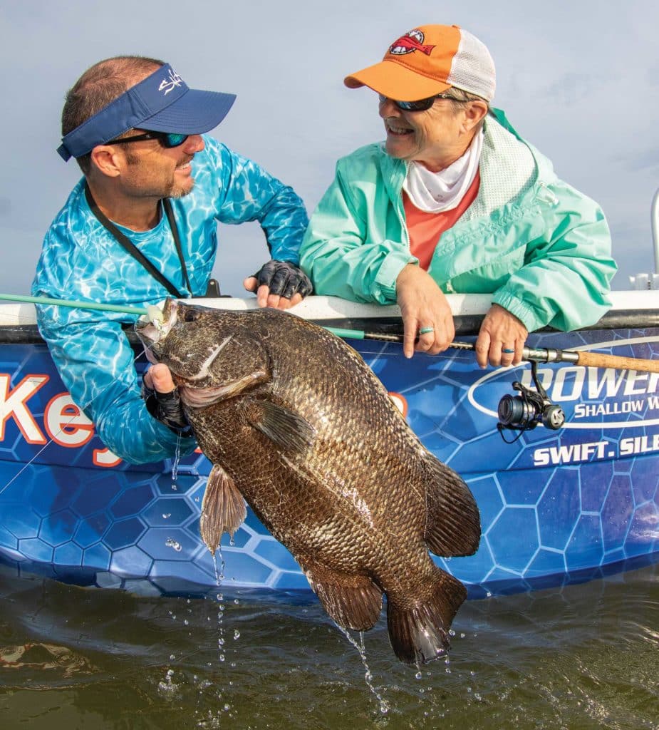 A tripletail caught in Cedar Key