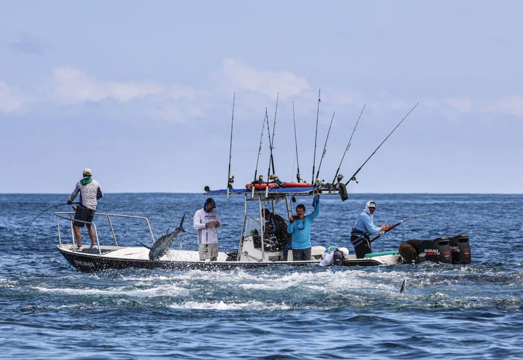 Catching tuna in Colombia