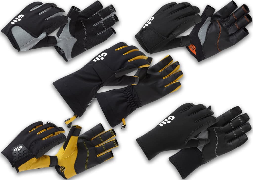 Gill gloves come in a variety of sizes