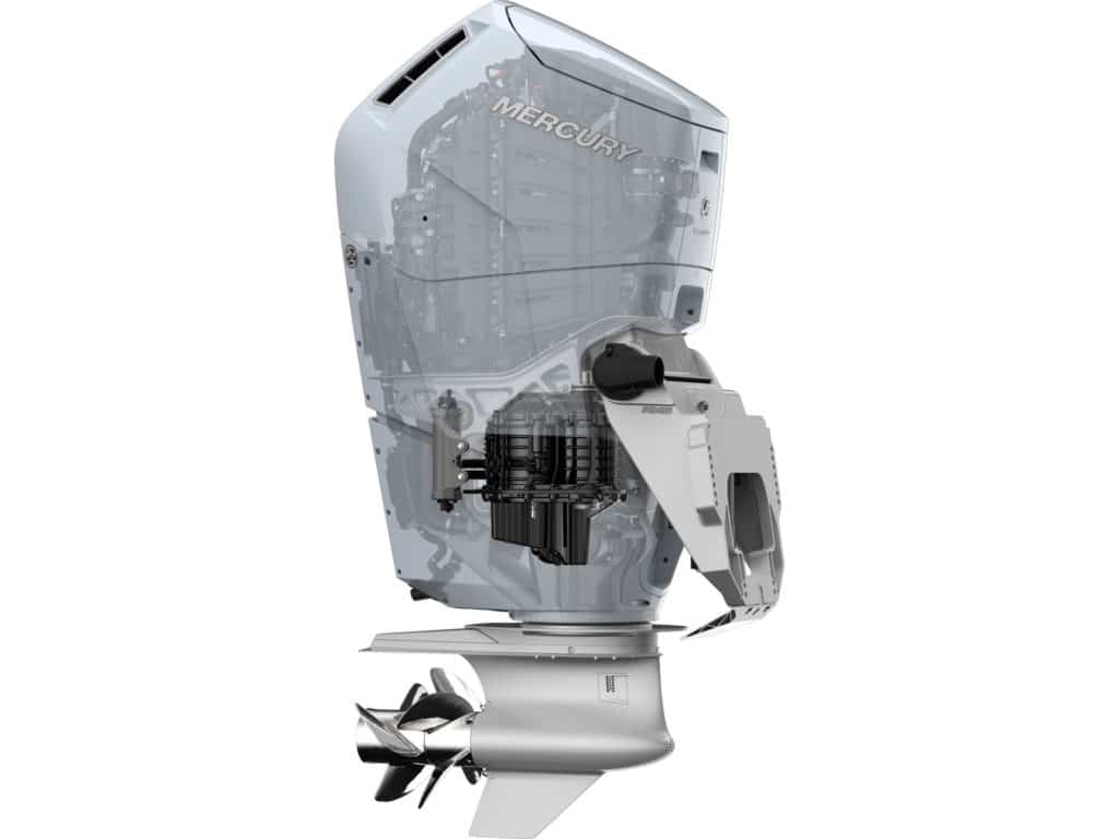 Mercury V-12 Verado transmission cutaway