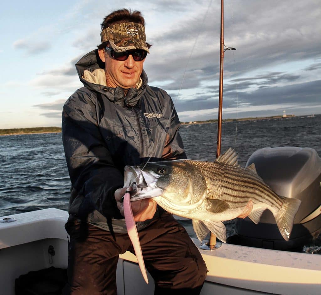 Catching stripers in Massachusetts