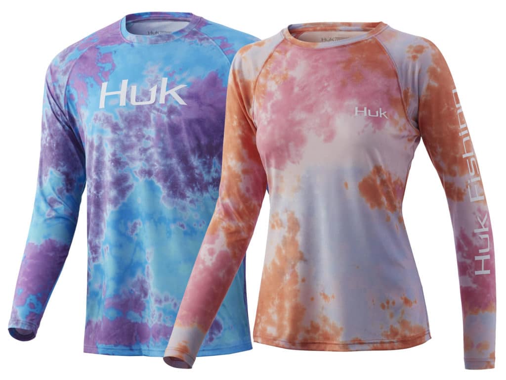 Huk shirts wick moisture and protect from the sun