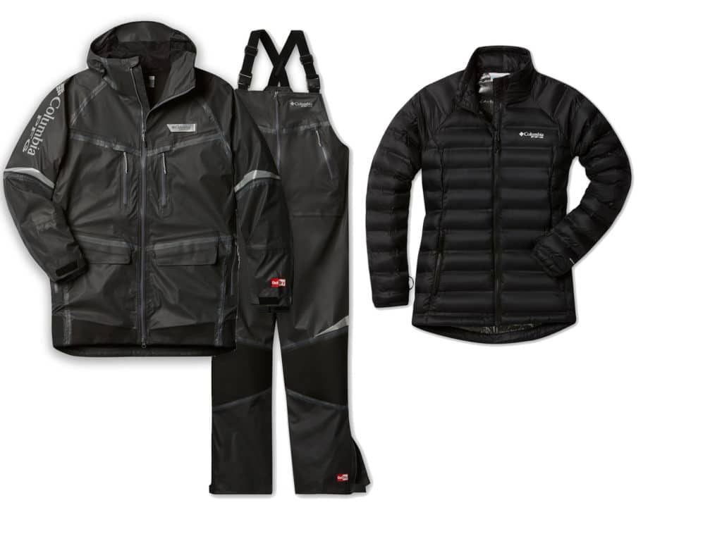 Columbia Force XII ODX/Heat Seal Puffy jacket and overalls