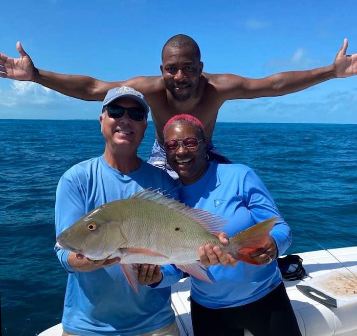 Mutton snapper caught bottomfishing