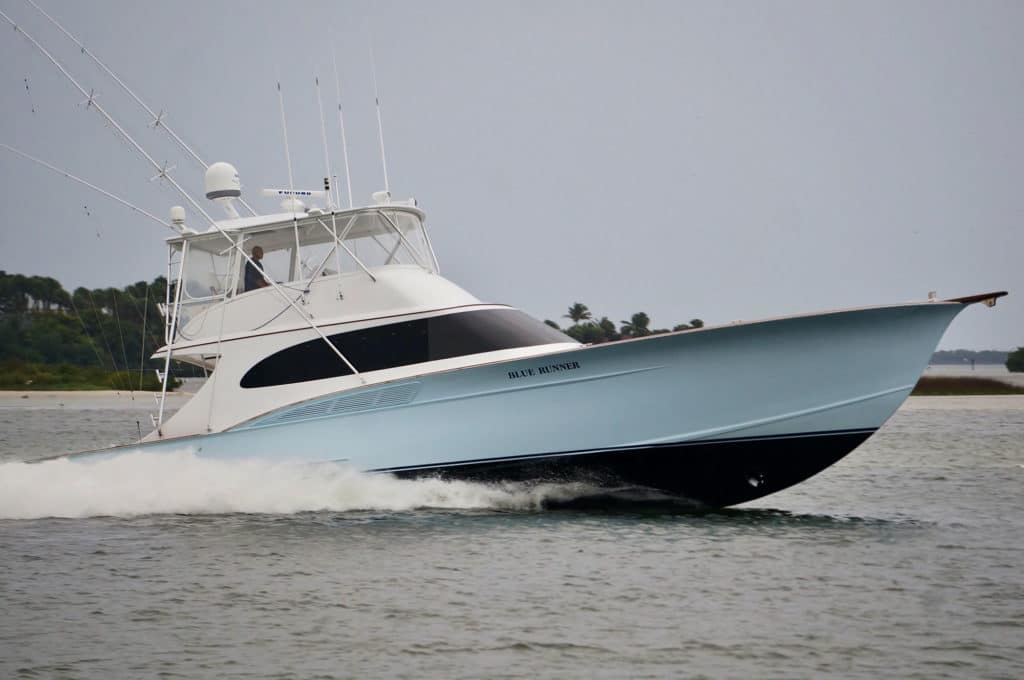 60-foot Ritchie Howell Custom running offshore