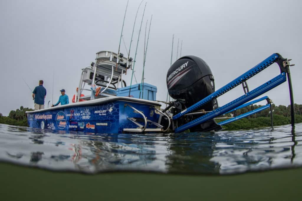 24-foot Carolina Skiff fishing Cedar Key