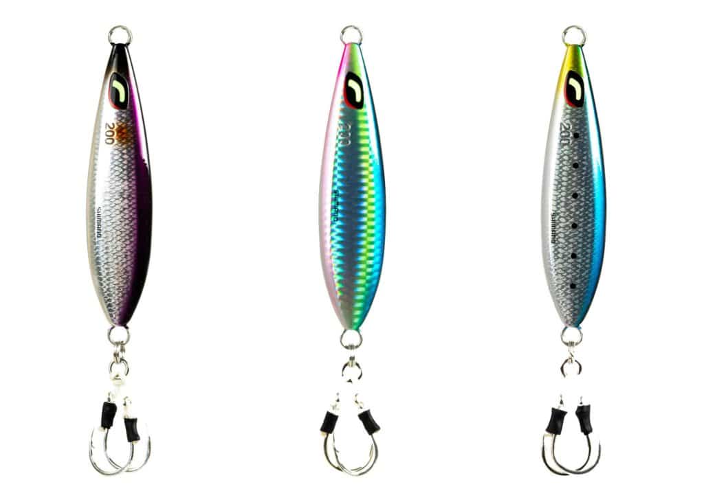 Shimano Butterfly Wing-Fall lures