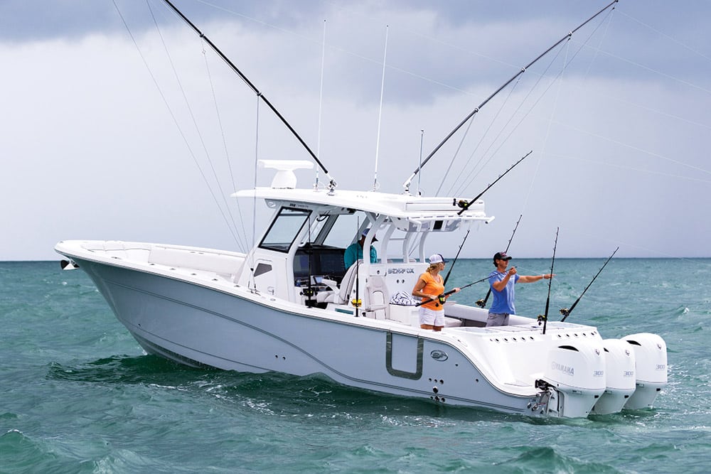 Sea Fox 368 Commander fishing