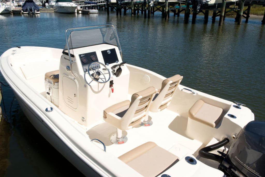 Comfortable seating on the Scout 175 Sportfish