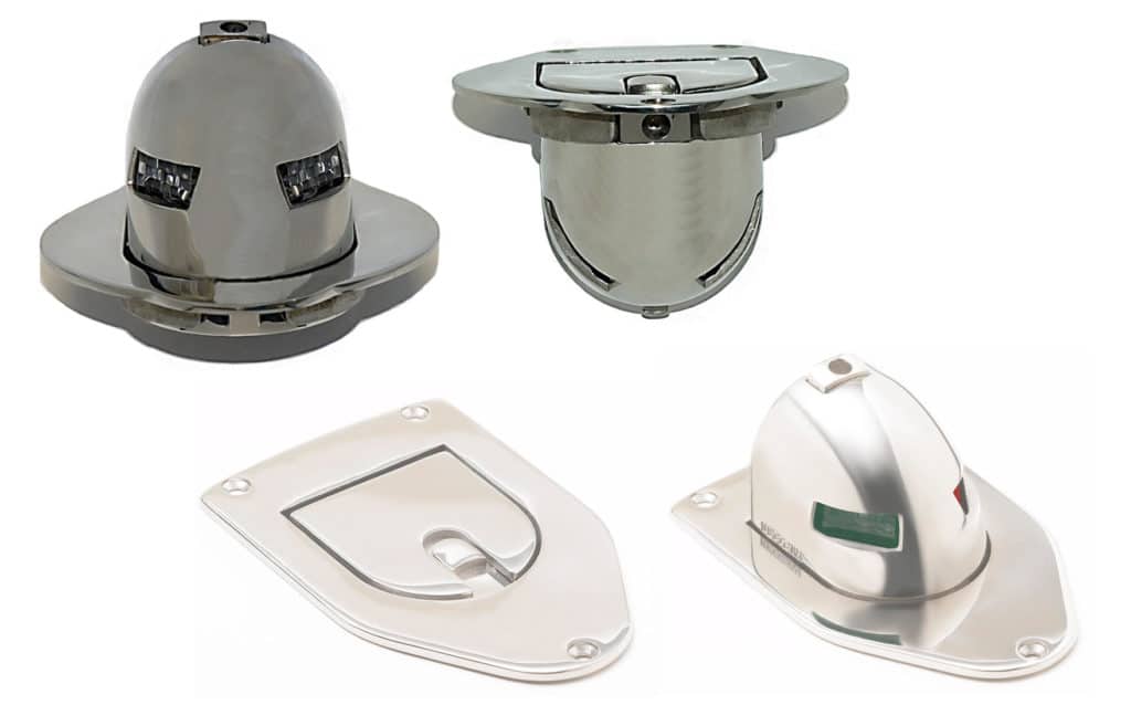 Retractable navigation lights