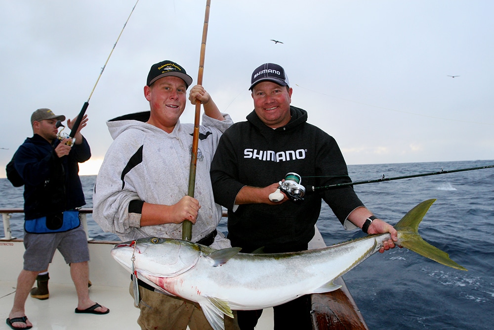 yellowtail anglers Alijos Rocks long-range fishing trip