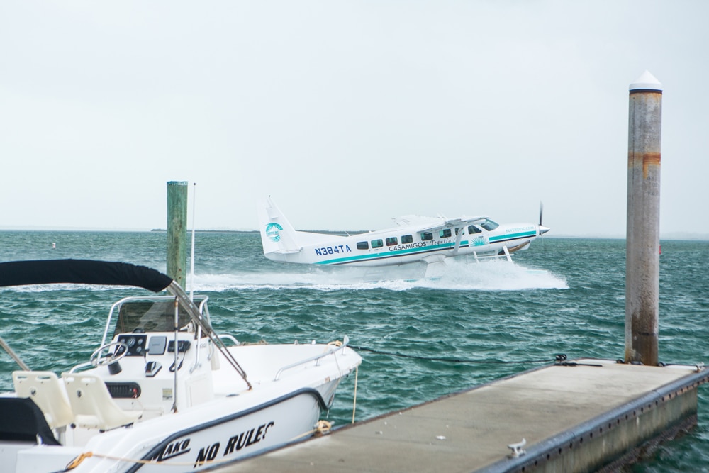 seaplane landing