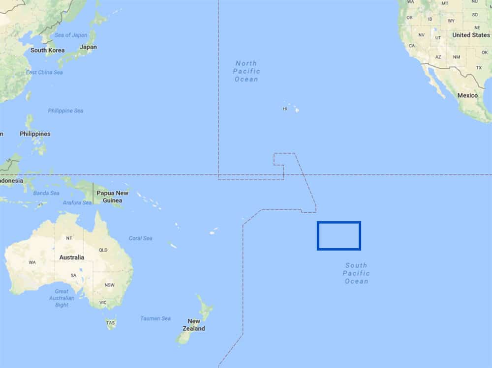 map showing anaa atoll