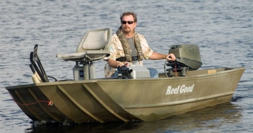 Bill Engvall and boat