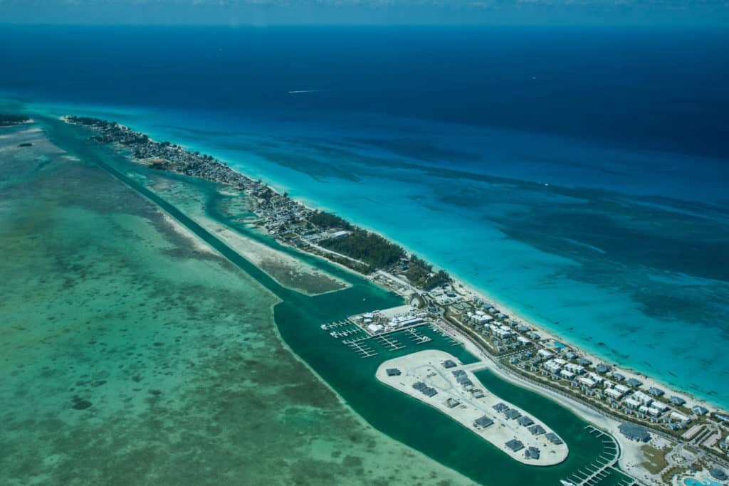 Bimini Bahamas aerial