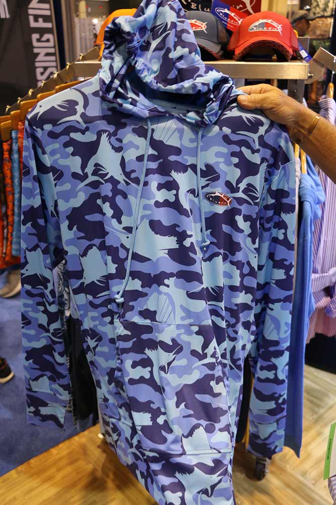 Blue Fin Fish Camo fishing hoodie