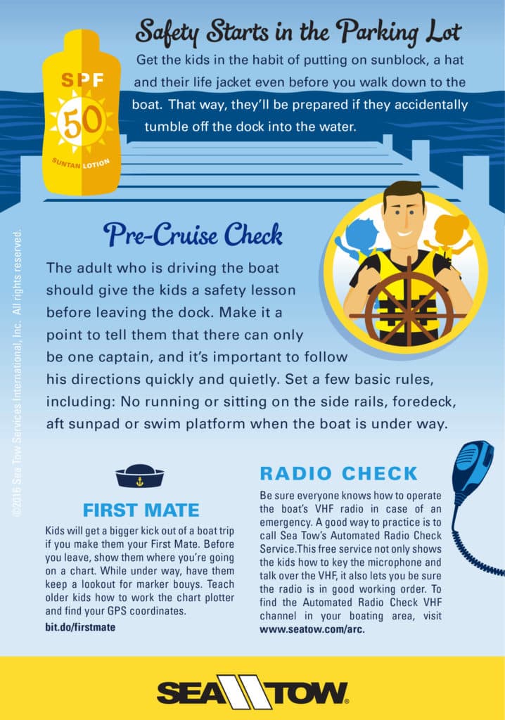 boating safety with kids