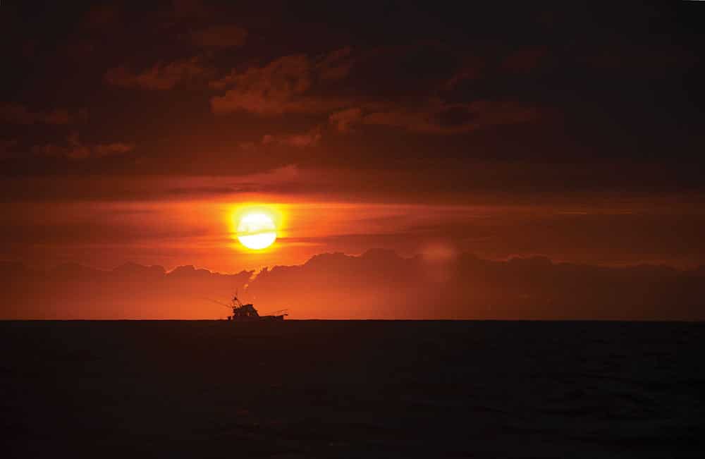 Canyon Boat at Sunset