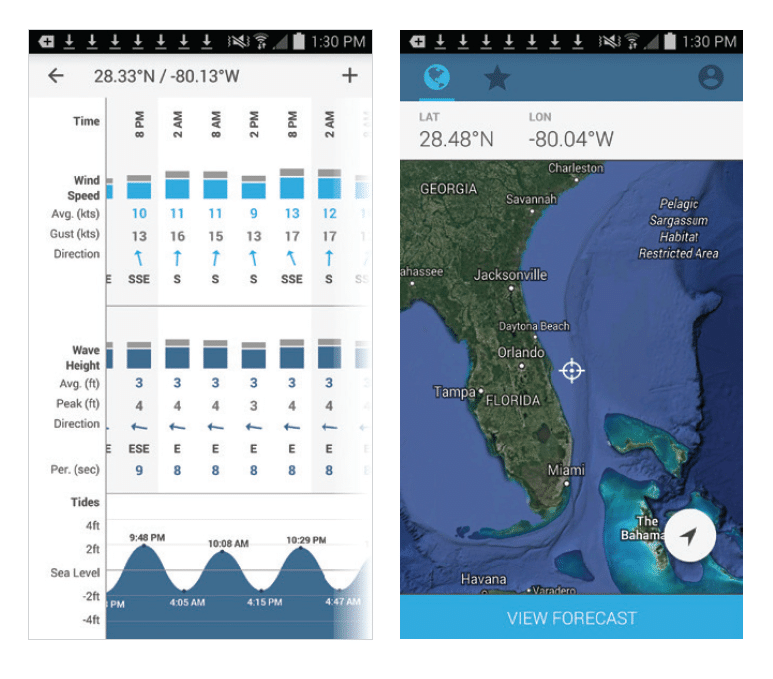 BuoyWeather app