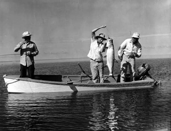 Vintage Florida fishing photo tarpon