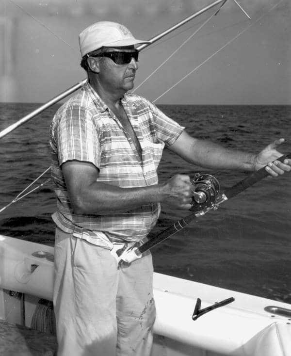 Vintage Florida fishing photo fisherman