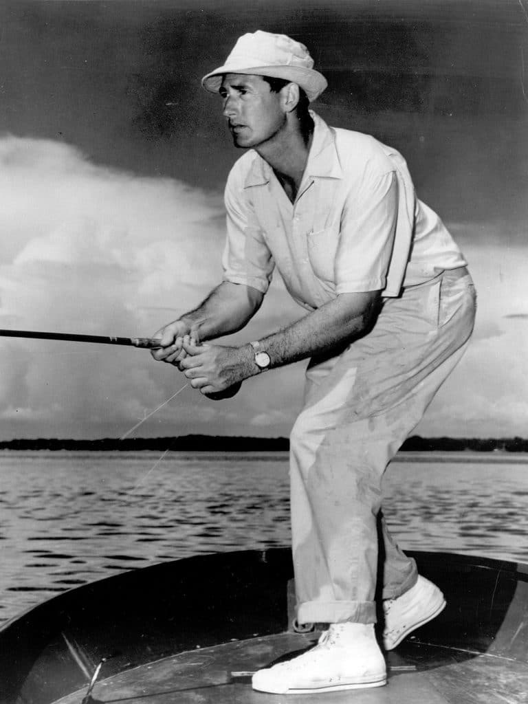 Ted Williams fishing