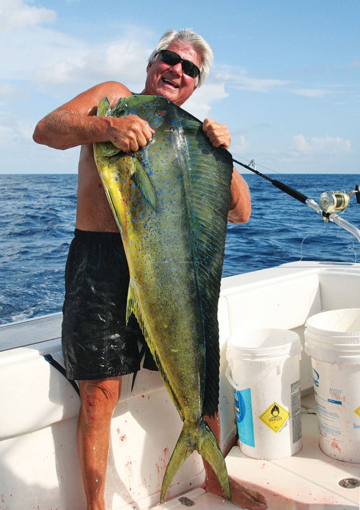 Jimmy Johnson dolphin catch